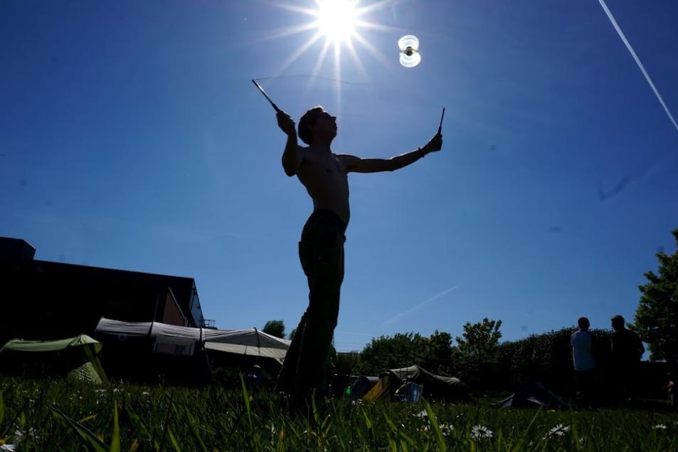 Leren diabolo spelen