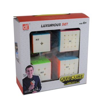 QiYi Cadeauverpakking - 2×2, 3×3, 4×4 en 5×5