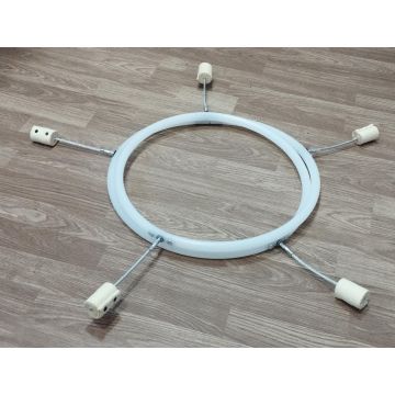 Vuur Hoop Hoepel 85 cm Travel - 5 fakkels