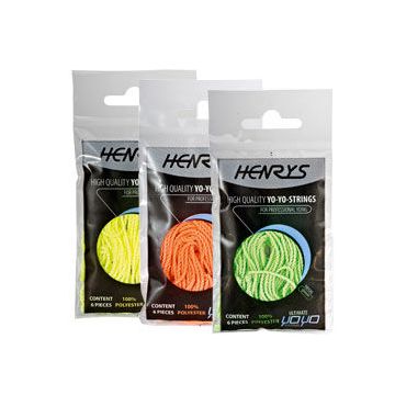 Henrys Yoyo touwtjes polyester. Per 6