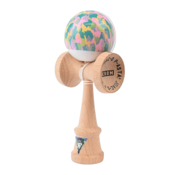 KROM Kendama Roze-Geel-Groen