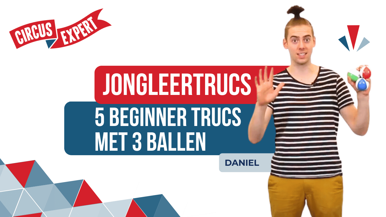 5 Beginner jongleertrucs met 3 ballen | Tutorial