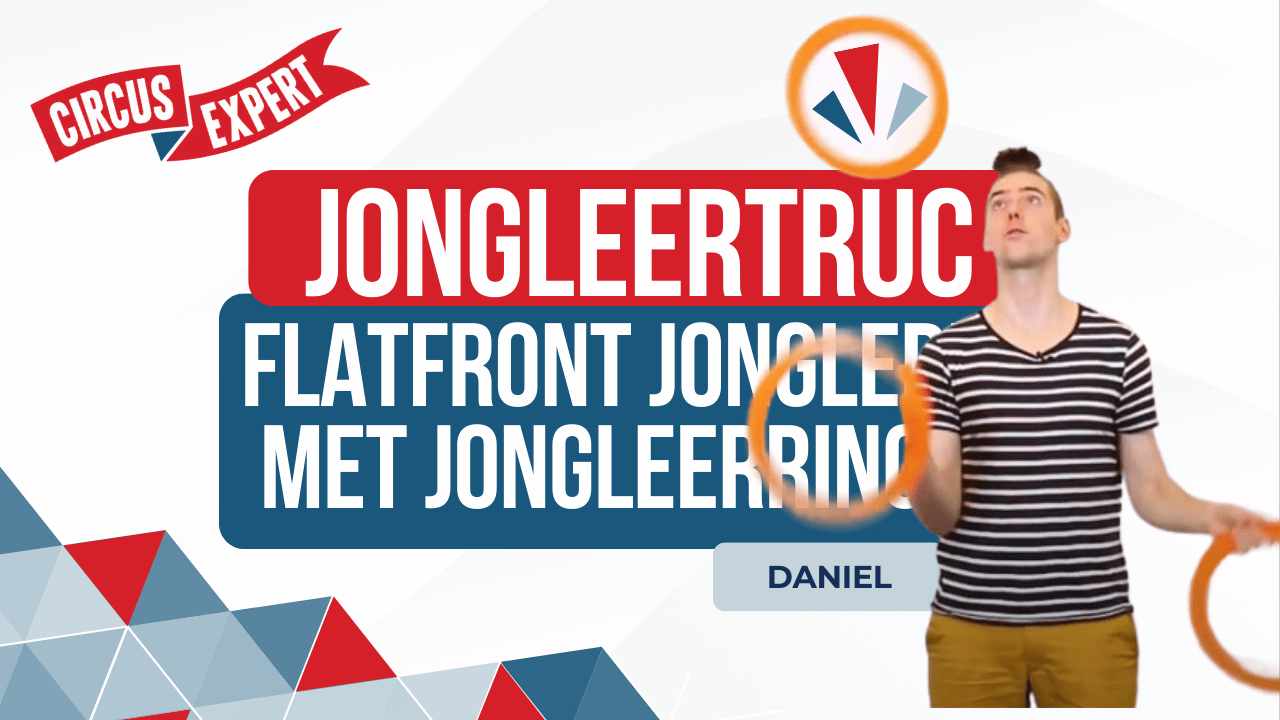 Flatfront jongleren met jongleerringen | Tutorial