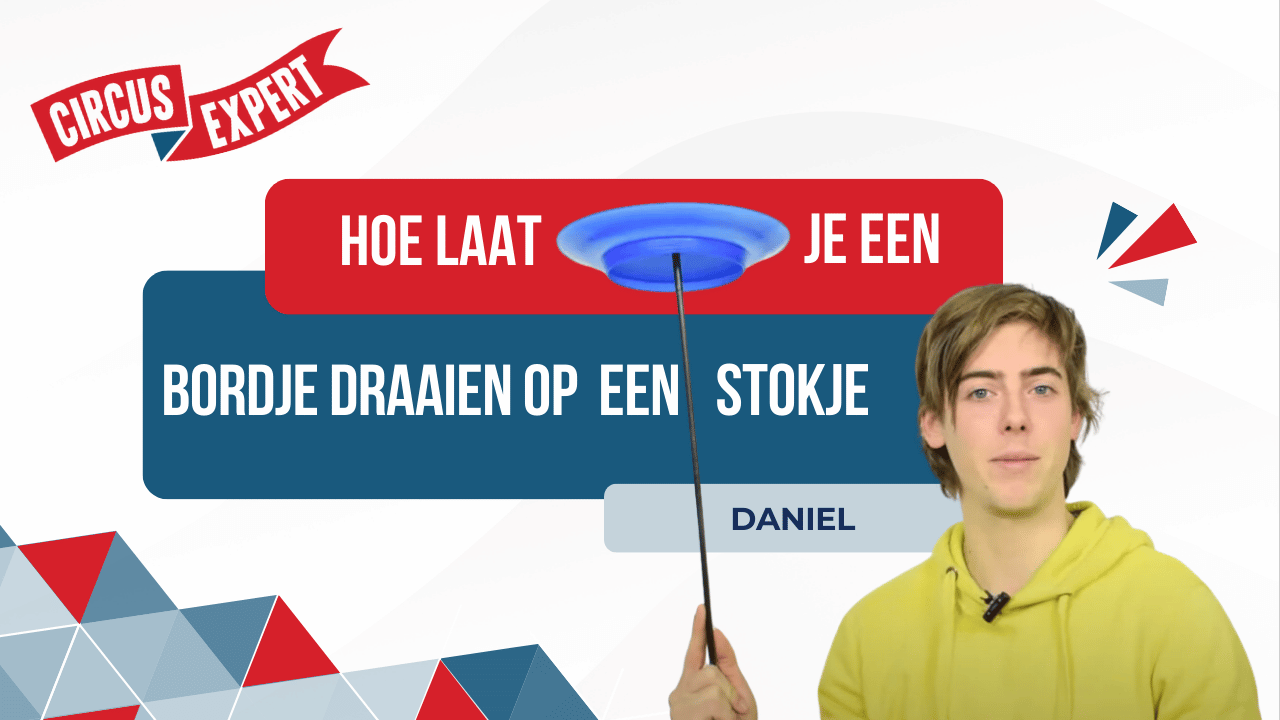 Hoe laat je een Chinees bordje draaien op een stok | Tutorial