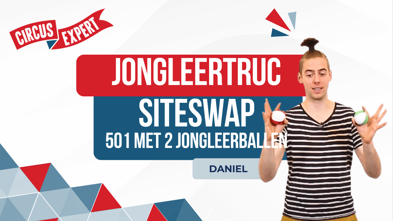 Jongleertruc 501 met 2 jongleerballen