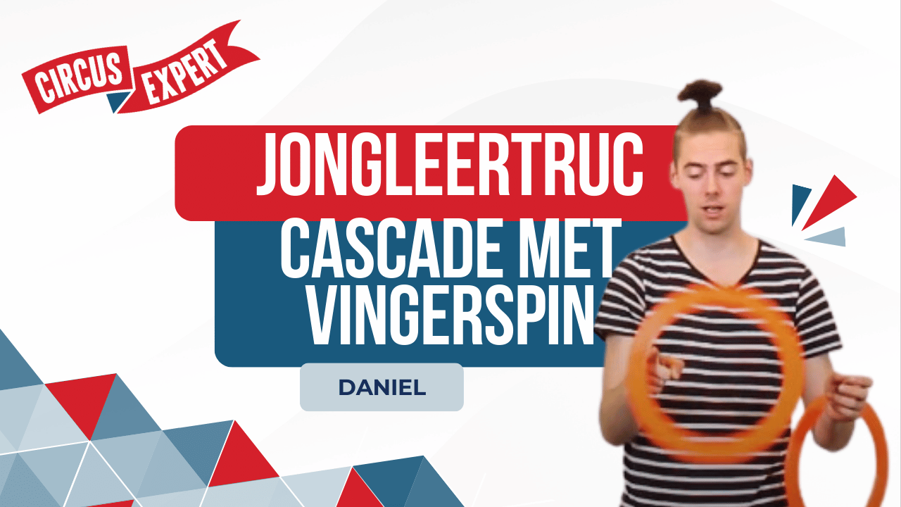 Jongleertruc: Cascade met Vingerspin