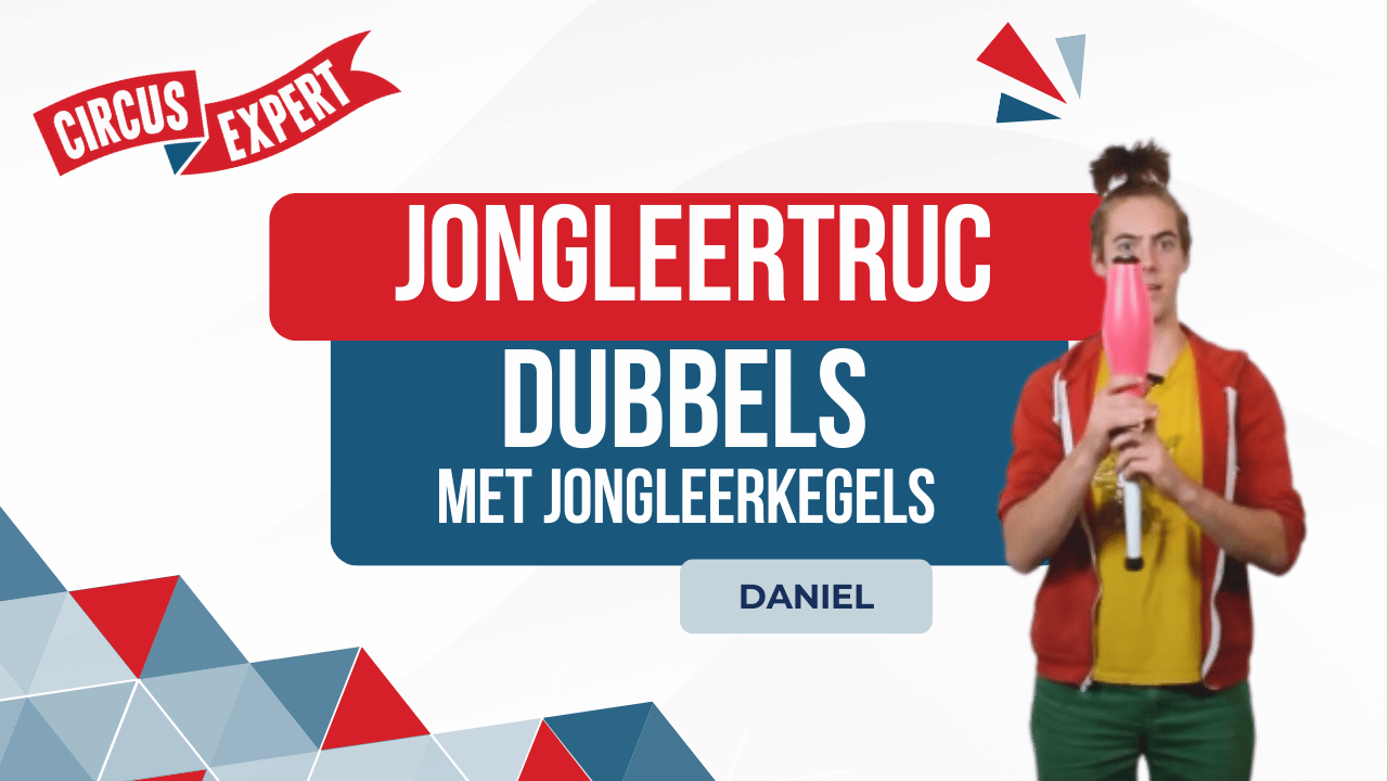 Jongleertruc: Dubbels met jongleerkegels