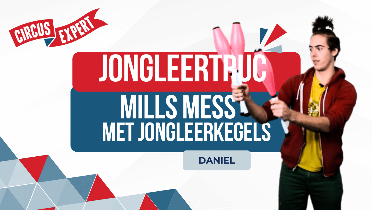 Jongleertruc: Mills Mess met Jongleerkegels