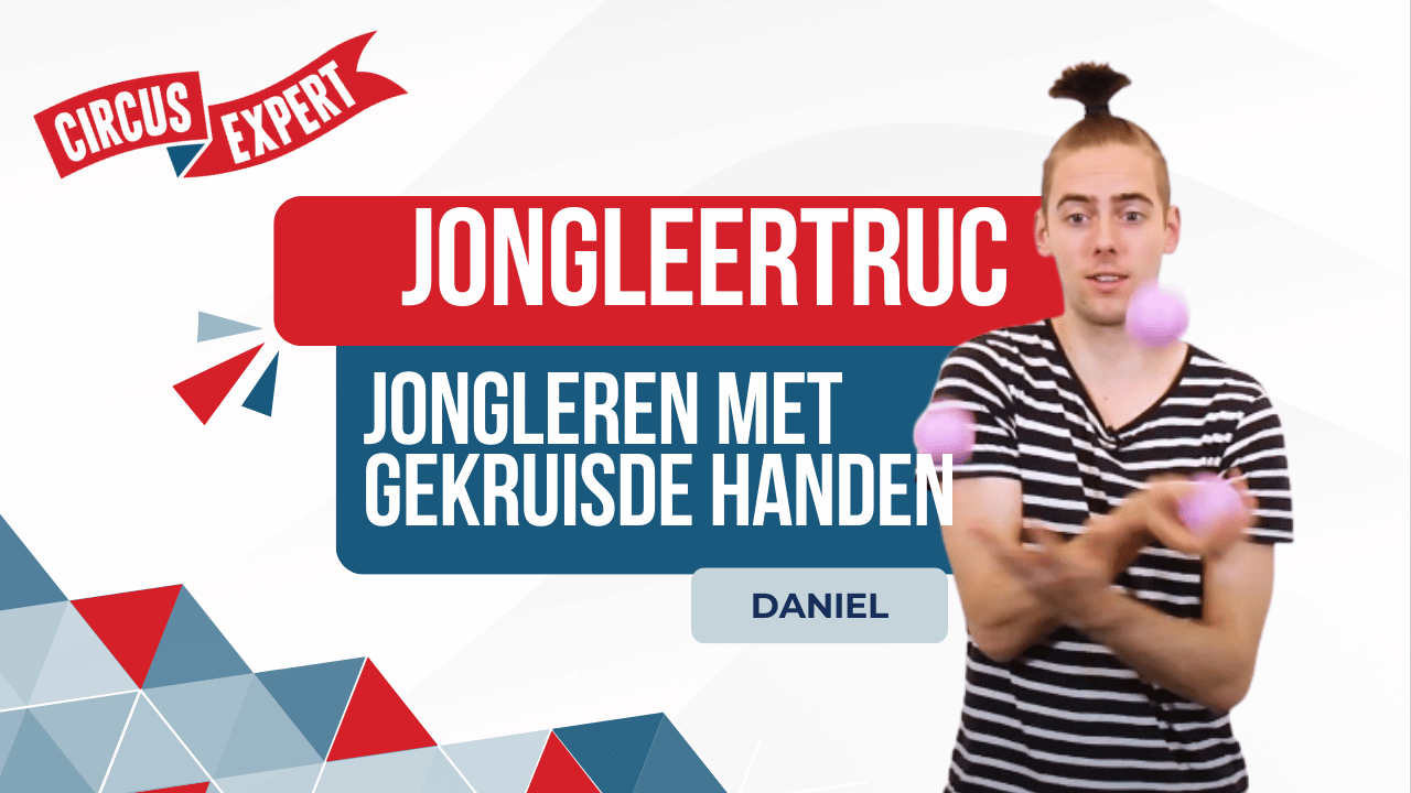 Jongleren met gekruisde handen